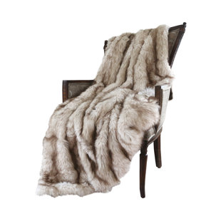 Magaschoni Faux Fur Throw Wayfair